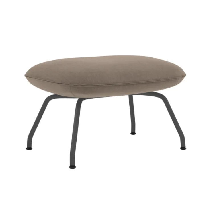 muuto Doze Ottoman anthracite black onderstel-Still 351 Express Levering