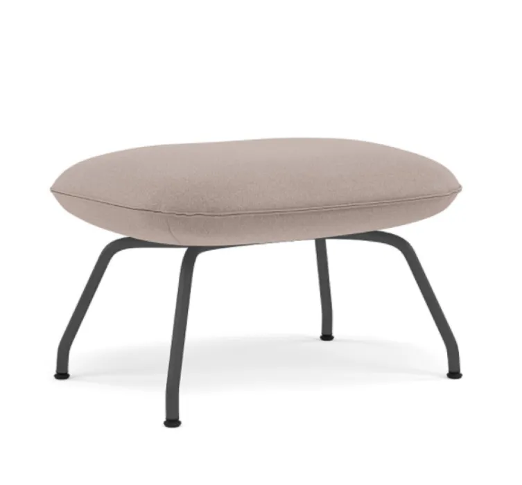 Beperkt Aanbod muuto Doze Ottoman anthracite black onderstel-Vidar 143