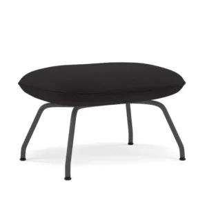 Weekendaanbieding muuto Doze Ottoman anthracite black onderstel-Vidar 1880