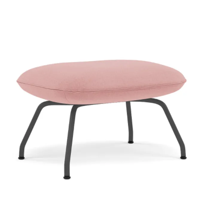 Tijdelijk Beschikbaar muuto Doze Ottoman anthracite black onderstel-Vidar 633