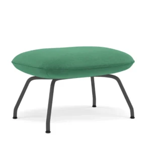 muuto Doze Ottoman anthracite black onderstel-Vidar 943 Lage Prijs