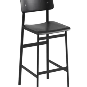 muuto Loft barkruk zwart onderstel-Black-Zithoogte 75 cm Nieuw