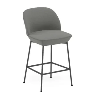 muuto Oslo barkruk Anthracite Black onderstel-Steelcut Trio 153-Zithoogte 65 cm Aanbieding