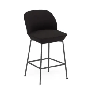 Meest Verkocht muuto Oslo barkruk Anthracite Black onderstel-Divina 191-Zithoogte 65 cm