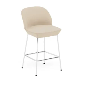 muuto Oslo barkruk chrome onderstel-Divina 106-Zithoogte 65 cm Premium
