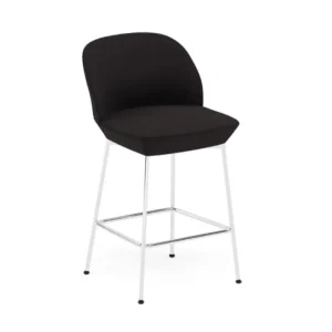 Direct Verzonden muuto Oslo barkruk chrome onderstel-Divina 191-Zithoogte 65 cm
