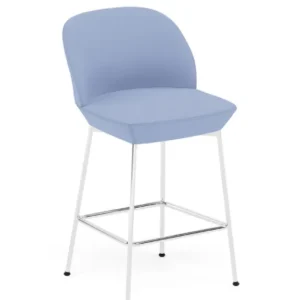muuto Oslo barkruk chrome onderstel-Divina 676-Zithoogte 65 cm Premium