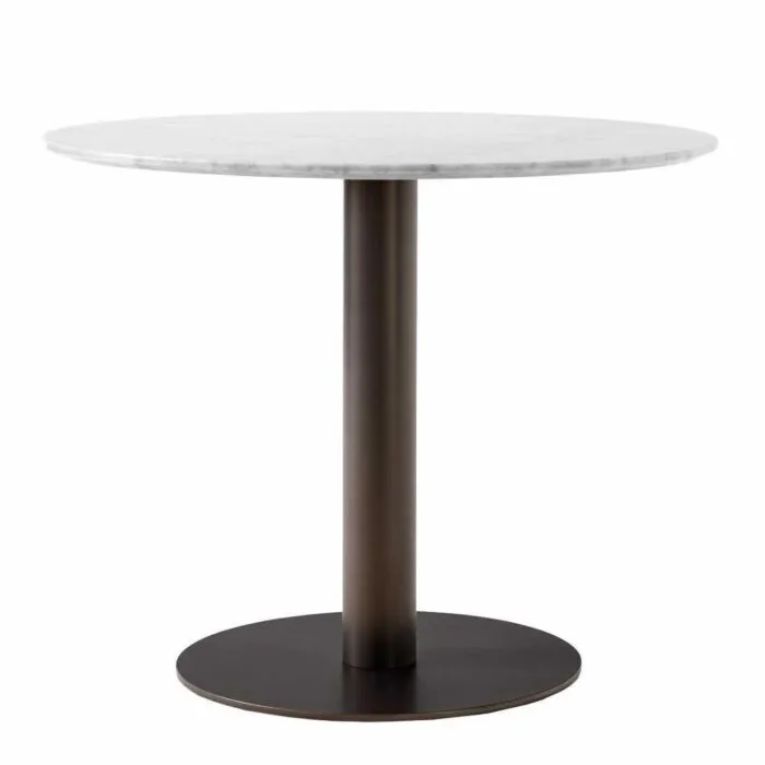 Gratis Retour &tradition In Between SK18 eettafel-Wit marmer-Gebronsd