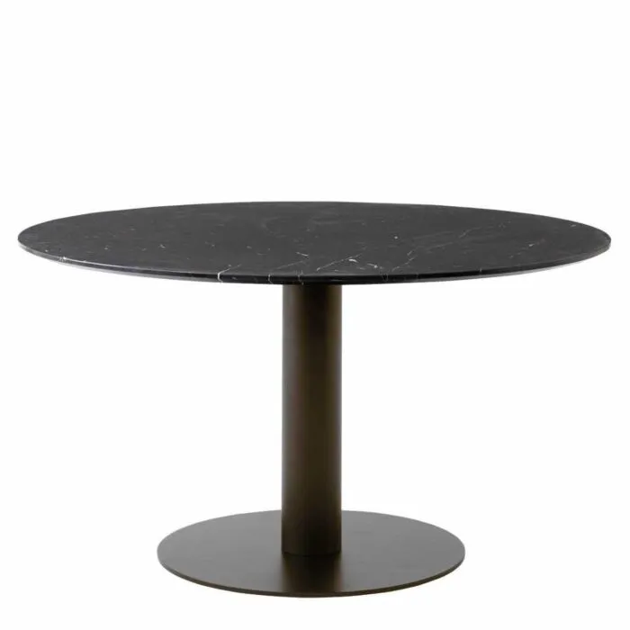 Beperkte Voorraad &tradition In Between SK20 eettafel-Zwart marmer-Gebronsd