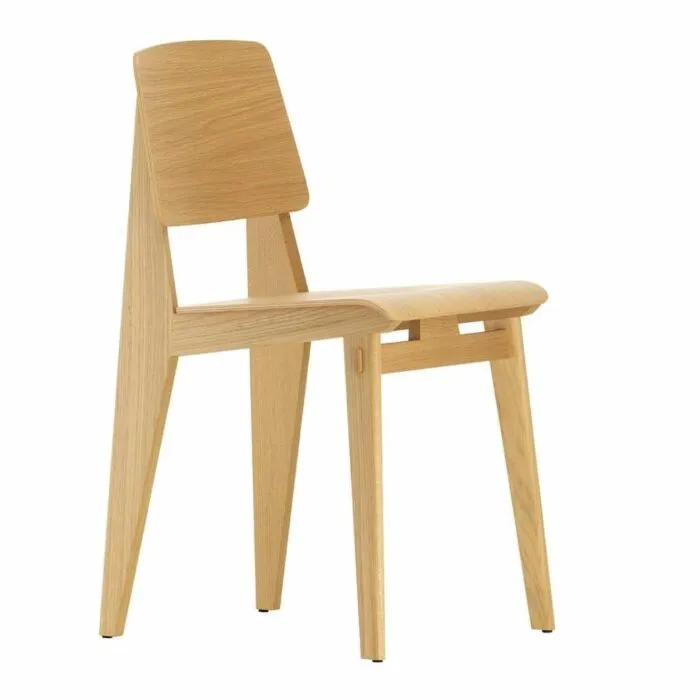 Vitra Chaise Tout Bois stoel-Natural eiken Betrouwbaar