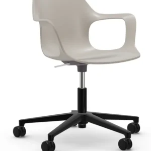 Snelle Levering Vitra Hal RE Armchair Studio bureaustoel-Warm grijs