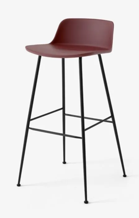 Flitsaanbieding &tradition Rely HW86 barkruk-Red Brown