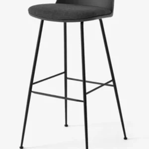 Korting &tradition Rely HW87 barkruk - zwart onderstel-Re-Wool 0198