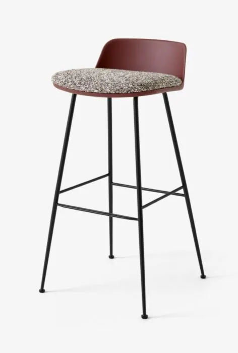 Speciale Aanbieding &tradition Rely HW87 barkruk - zwart onderstel-Zero 011