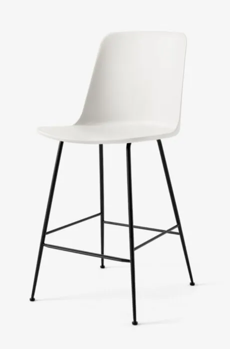 &tradition Rely HW91 barkruk - zwart onderstel-White Goedkoop