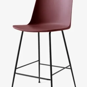 Lage Prijs &tradition Rely HW91 barkruk - zwart onderstel-Red Brown