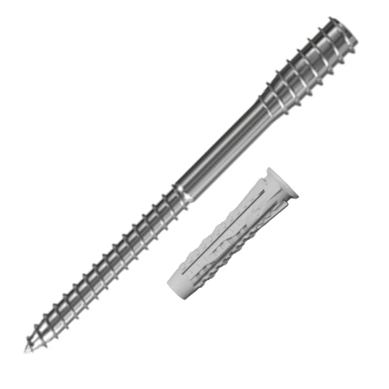 Uitverkoop Afstandschroeven 6,0x60mm met plug (=100st)
