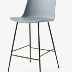 &tradition Rely HW91 barkruk - gebronsd onderstel-Light blue Alleen Vandaag
