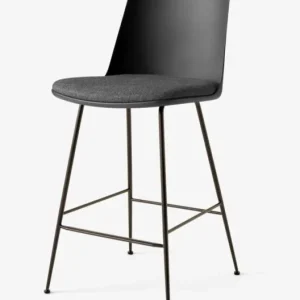 Gecertificeerd &tradition Rely HW92 barkruk-Gebronsd onderstel