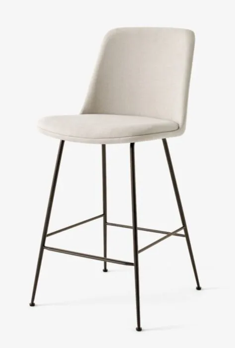 Uitverkoop &tradition Rely HW94 barkruk-Linera 266-Gebronsd onderstel