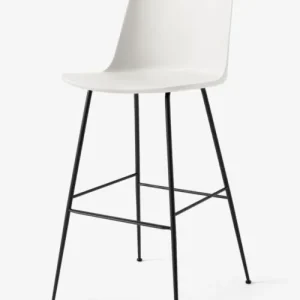 Hoge Kwaliteit &tradition Rely HW96 barkruk - zwart onderstel-White