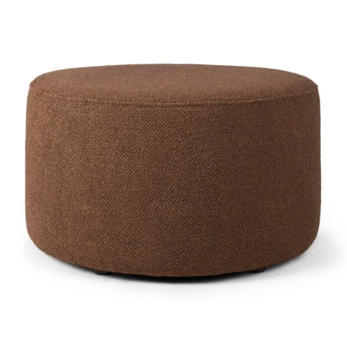Voordeelprijs Ethnicraft Barrow poef 60cm-Koper