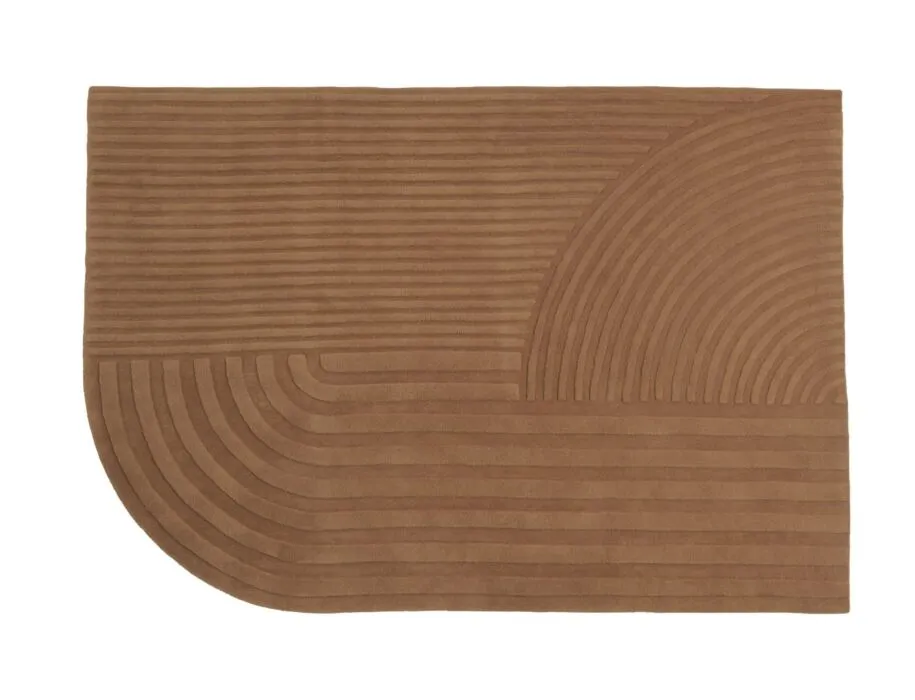 Muuto Relevo vloerkleed-170x240 cm-Burnt orange Aanbieding