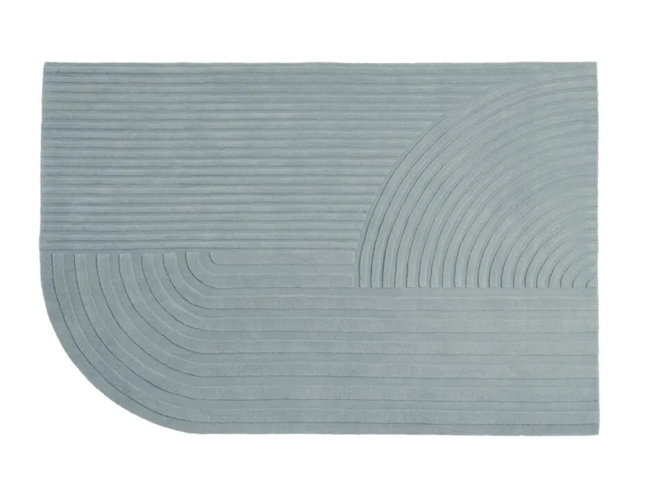 Populair Muuto Relevo vloerkleed-170x240 cm-Sage green