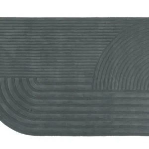 Muuto Relevo vloerkleed-200x300 cm-Dark green Speciale Aanbieding