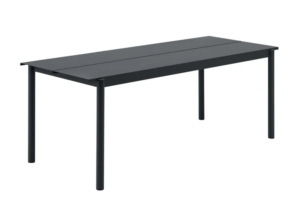 Meest Verkocht muuto Linear tafel 200x75 cm-Zwart