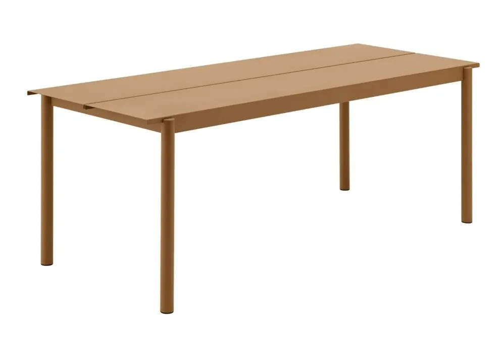 Hete Deal muuto Linear tafel 200x75 cm-Burnt Orange