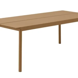 Tijdelijk Beschikbaar muuto Linear tafel 220x90-Burnt Orange