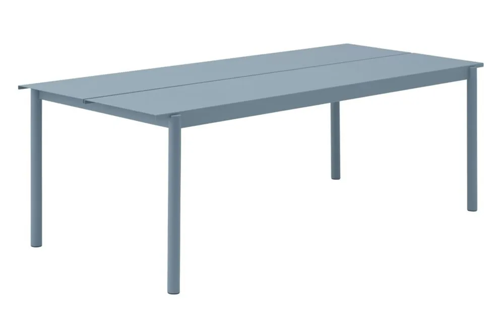 Beperkte Voorraad muuto Linear tafel 220x90-Pale blue