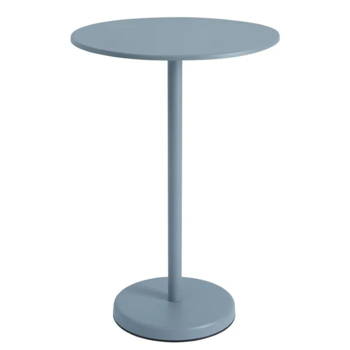 muuto Linear Steel rond hoog-Pale blue Koop Vandaag