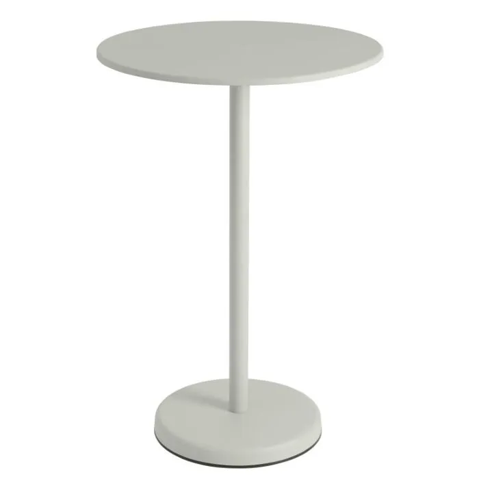 muuto Linear Steel rond hoog-Grey Beperkt Aanbod