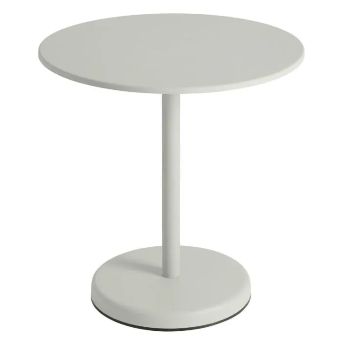 muuto Linear Steel rond tafel-Grijs Fabrieksprijs