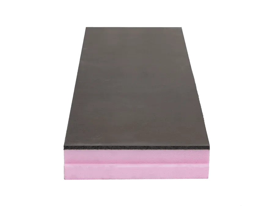 XPS kantplank sponning 1250x300x100mm+8mm antraciet Must-Have