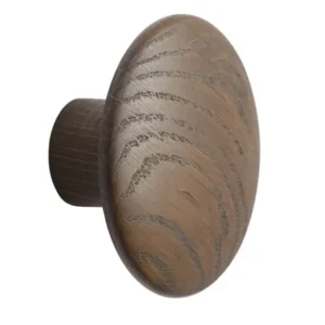 muuto Dots x-small wandhaak-Stained Dark Brown Beperkt Aanbod