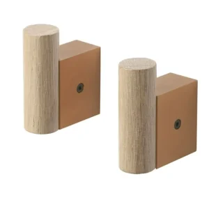 Tijdelijk Beschikbaar muuto Attach wandhaak-Burnt orange