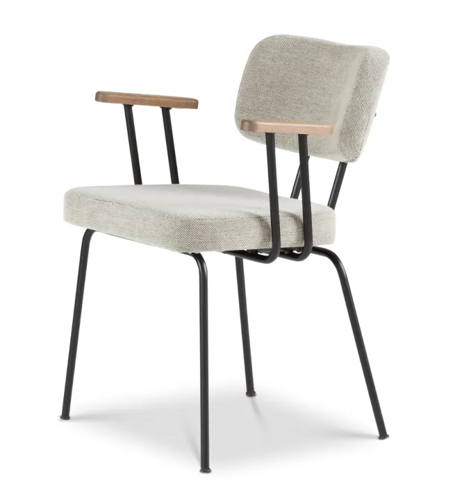 Dyyk Ted eetkamerstoel - Portofino-Multigrey/Tabacco Gereduceerde Prijs
