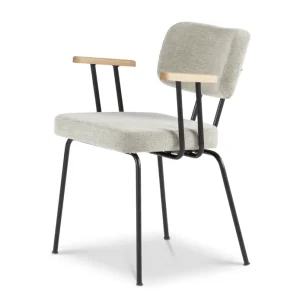 Dyyk Ted eetkamerstoel - Portofino-Multigrey/Groove Rechtstreeks Van De Fabrikant