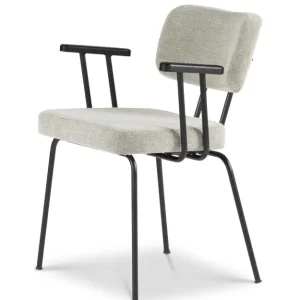 Dyyk Ted eetkamerstoel - Portofino-Multigrey/Black Finale Uitverkoop