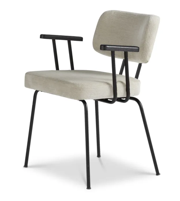 Dyyk Ted eetkamerstoel - Portofino-Natural/Black Aanbieding