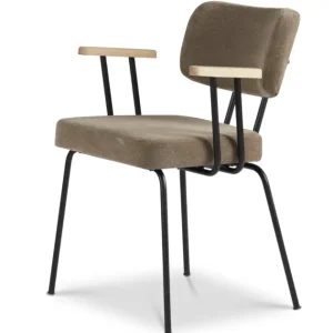 Dyyk Ted eetkamerstoel - Portofino-Brown/Groove Beperkt Aanbod