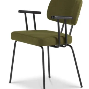 Dyyk Ted eetkamerstoel - New Wool-Green/Black Korting