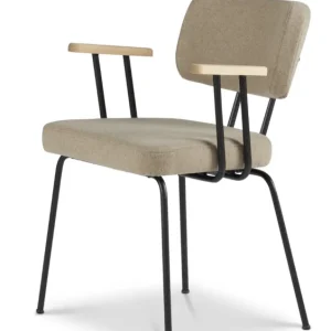 Direct Beschikbaar Dyyk Ted eetkamerstoel - New Wool-Stone/Groove