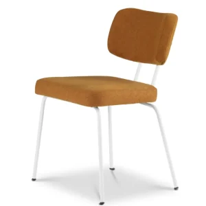 Populair Dyyk Ted stoel - New Wool - wit onderstel-Marroc
