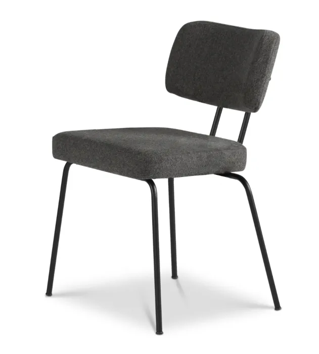 Express Levering Dyyk Ted stoel - New Wool-Antraciet