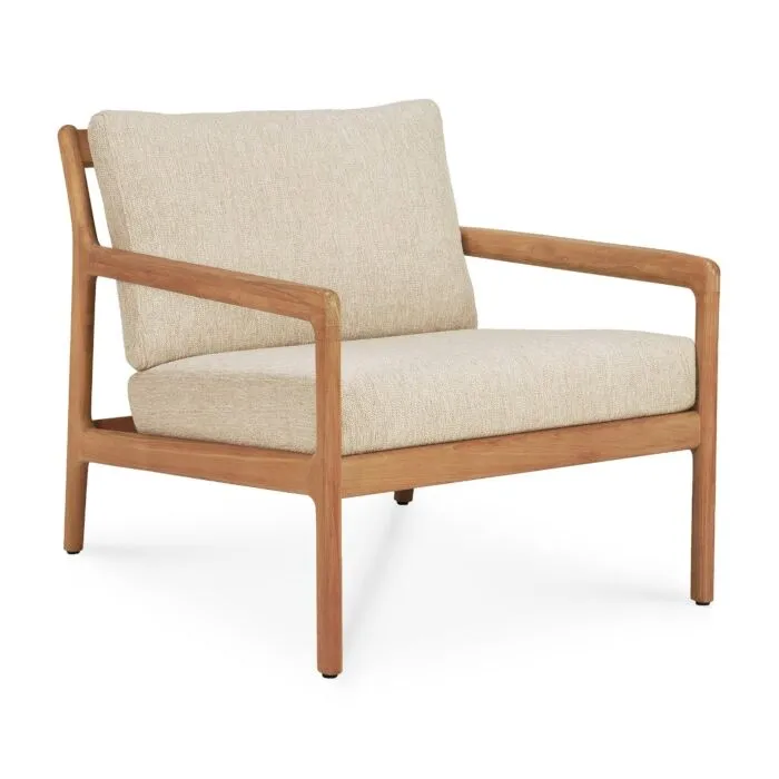Ethnicraft Jack Teak Outdoor fauteuil-Natural Hoge Kwaliteit