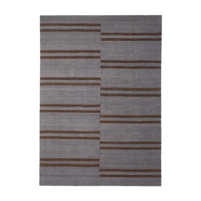 Gecertificeerd Ethnicraft Mazandaran kilim blue vloerkleed-170x240 cm